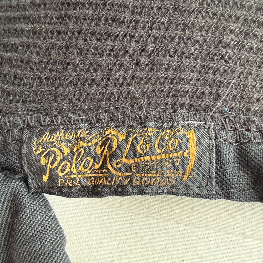 Polo Ralph Lauren Classic Waffle Knit Long Sleeves Black Maxi Dress Size Medium - Picture 5 of 11